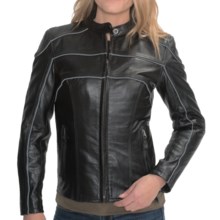 60%OFF 女性のオートバイのジャケット モシアドベンチャーレザーオートバイのジャケット（女性用） Mossi Adventure Leather Motorcycle Jacket (For Women)画像
